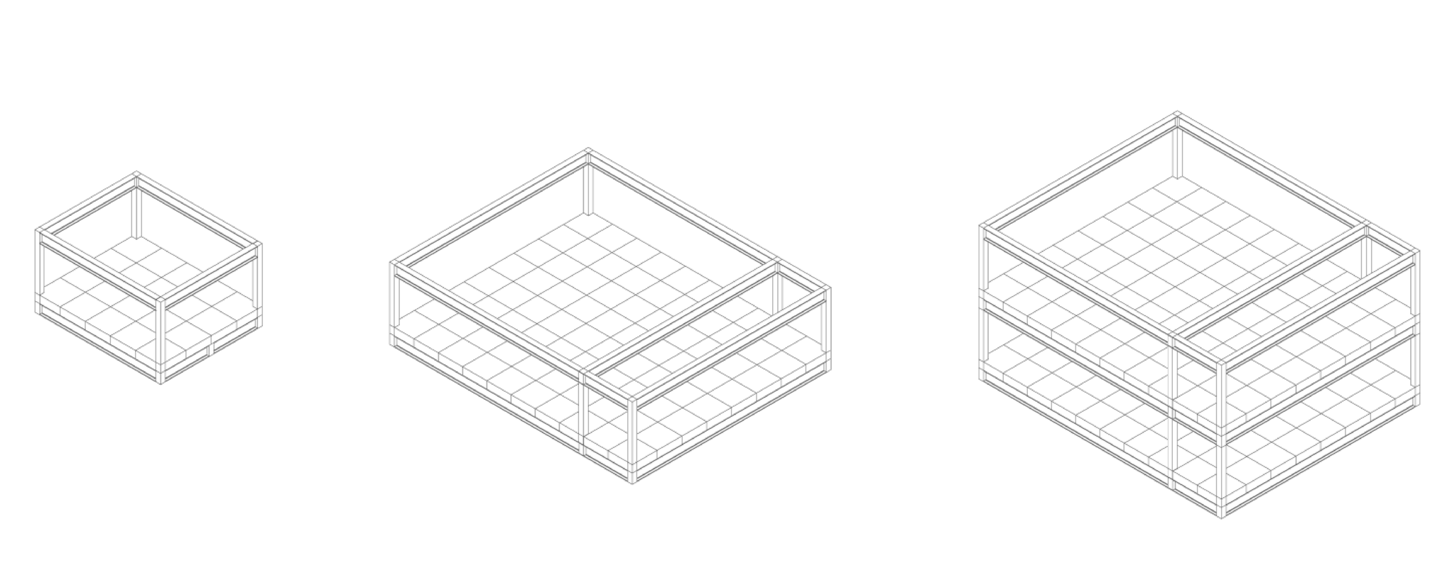 Beispiele für 8x8 Meter bauweise ohne innen Liegende Stützen